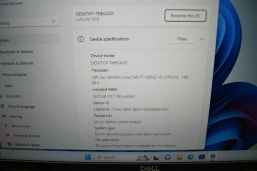 DELL Latitude 7420 14" i7 11th Gen